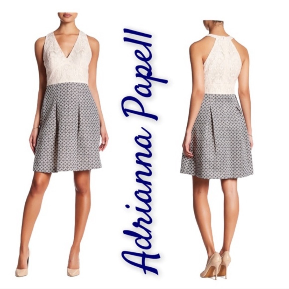 Adrianna Papell Lace Dress